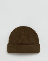 Thumbnail for your product : ASOS Mini Fisherman With Rolled Edge In Khaki