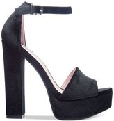 Thumbnail for your product : Chinese Laundry Ace Velvet Platform Sandals