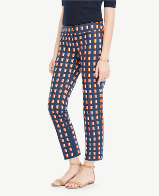 Ann Taylor The Tall Crop Pant In Geo Block - Devin Fit