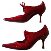 Thumbnail for your product : Ferragamo Christmas Red Pumps Size 38