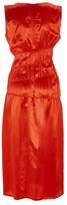 Thumbnail for your product : Helmut Lang Ruched Sleeveless Midi Dress