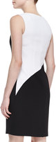 Thumbnail for your product : T Tahari Zehal Sleeveless Swirl Sheath Dress, Black/White