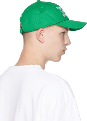 キャップ SPORTY & RICH LA RACQUET CLUB HAT GREEN LA Racquet Club Hat - Verde/White – Sporty & Rich
