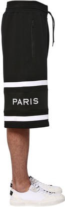 Givenchy Logo Embroidered Cotton Shorts