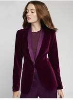 Thumbnail for your product : Alice + Olivia Macey Velvet Fitted Blazer
