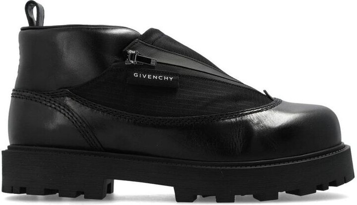 靴 24SS Givenchy Storm Zip Ankle Boots 40 24SS new/GIVENCHY ストームジップアンクルブーツ Boots Black