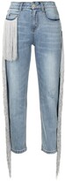 Thumbnail for your product : Hellessy Beau fringe-embellished jeans