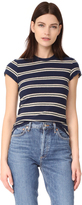 Thumbnail for your product : James Perse Retro Stripe Tee