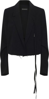 Ann Demeulemeester Inge Cropped Slouchy Jacket