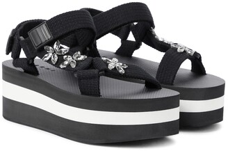 Marni Embellished platform sandals