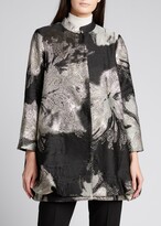 Thumbnail for your product : Libertine Night Flower Metallic Jacquard Cocoon Coat