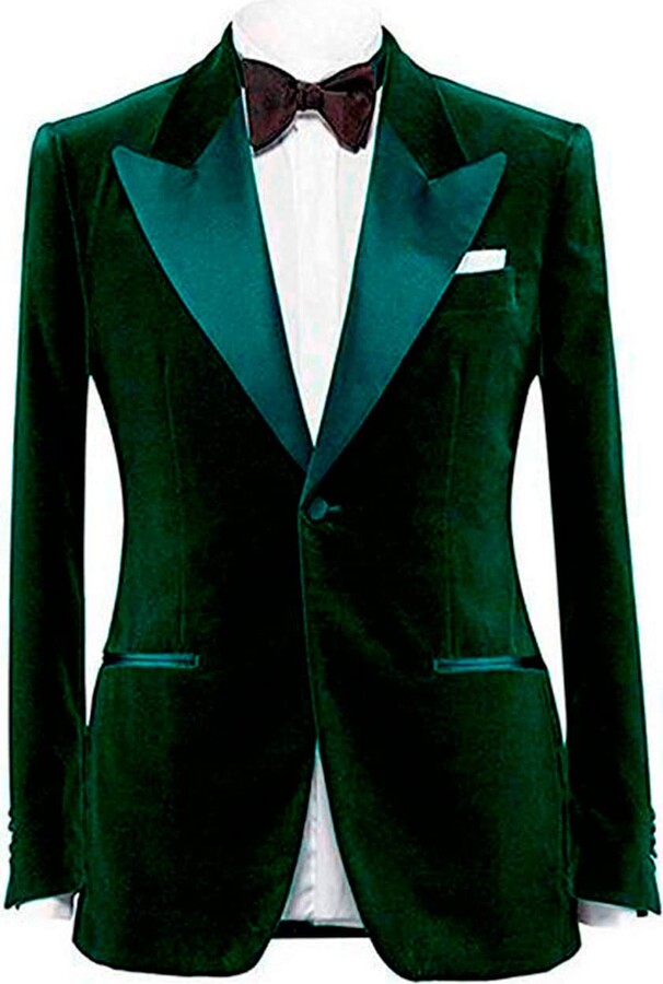 navy green blazer