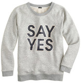 Thumbnail for your product : J.Crew Say yes sweatshirt
