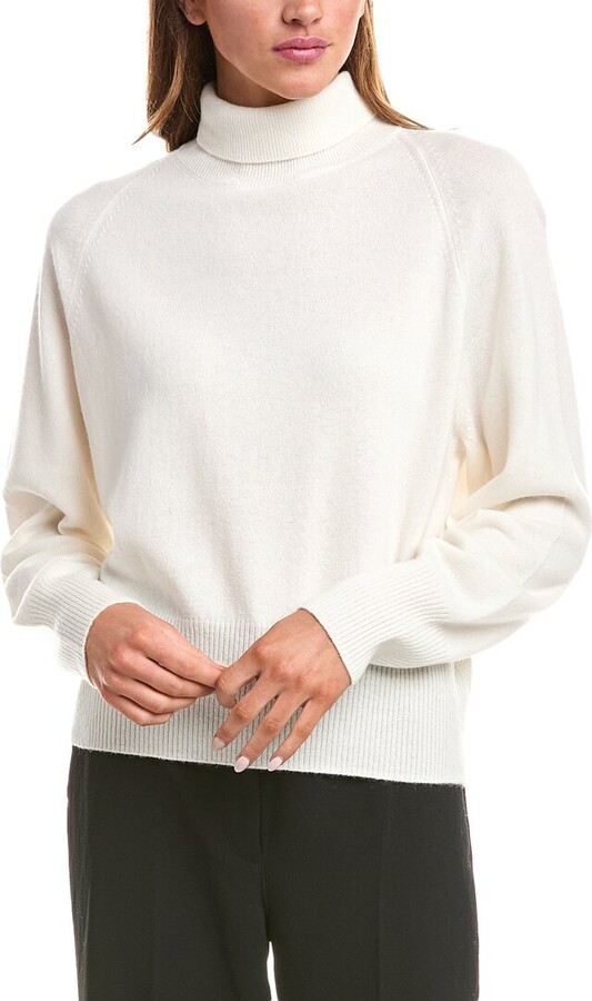 Vince Raglan Turtleneck Wool & Cashmere-Blend Sweater