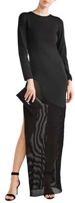 Haney Josephine Jersey And Stretch-Knit Gown