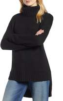 Thumbnail for your product : Halogen High\u002FLow Turtleneck Sweater (Petite)