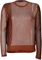 Thumbnail for your product : Akris Silk Colorblock Knit Pullover