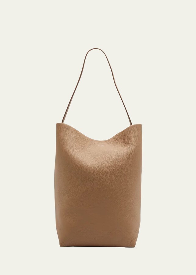 THE ROW N/S Park large textured-leather tote