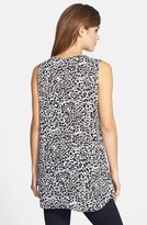 Thumbnail for your product : Vince Camuto 'Animal Flurry' Asymmetrical Ruffle Blouse (Regular & Petite)