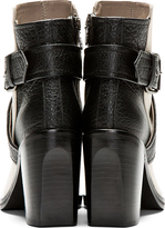Thumbnail for your product : McQ Black & Ivory Nazrul Ankle Boot