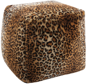 Nourison Mina Victory Fur Leopard Throw Pillow
