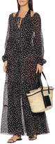 Thumbnail for your product : Stella McCartney Polka-dot cotton and silk maxi dress
