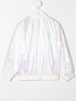 Thumbnail for your product : Givenchy Kids Logo-Embroidered Bomber Jacket