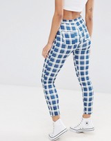 Thumbnail for your product : ASOS Stretch Skinny Pants in Check