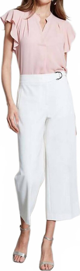 The Della Pants In White