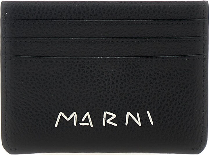 Marni Logo Card Holder - ShopStyle Wallets
