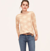 Thumbnail for your product : LOFT Snowflake Jacquard Sweater