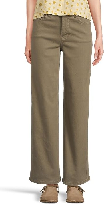 Toad&Co Balsam Wide Leg Pants Women's Jeans Fir : 10 30.5, Cotton/Denim/Elastane
