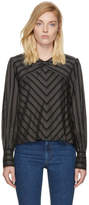 Thumbnail for your product : Isabel Marant Black and White Striped Val Blouse