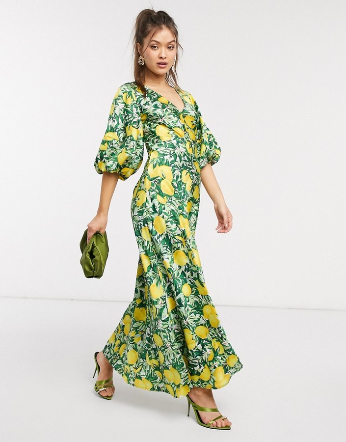 asos edition broderie dress with maxi skirt overlay