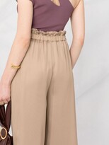 Thumbnail for your product : Emporio Armani Wide-Leg Drawstring Trousers