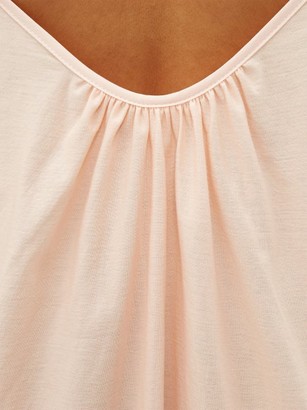 Rossell England - Tie-strap Cotton Slip Dress - Nude