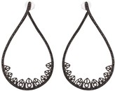 Thumbnail for your product : Joëlle Jewellery Gothic Teardrop Diamond Earrings
