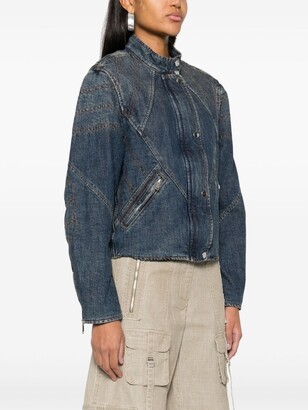 ISABEL MARANT｜DENIM JACKETS (CHADY (VE0203FB B1H09I 01B Isabel Marant 'Chady' denim jacket - Jackets - BeyondStyle