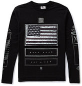 Thumbnail for your product : Ecko Unlimited Long-Sleeve Stars N Striped Tee