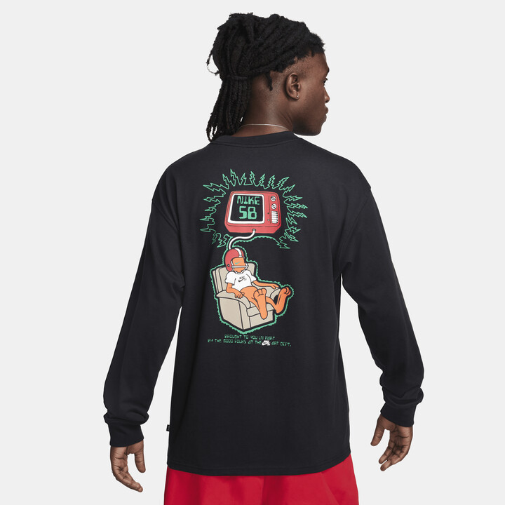 海外新作【NIKE】 SB Max90 Skate Mens Long Sleeve Tee Nike SB Long-Sleeved Max90 Skate T-Shirt. Nike.com