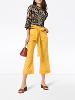 Thumbnail for your product : Silvia Tcherassi Becerilla Paper Bag Waist Cotton Trousers