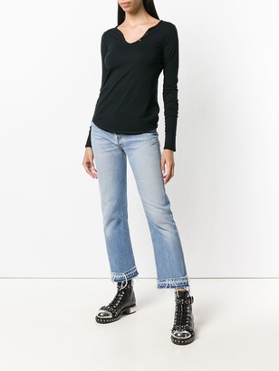 Zadig & Voltaire longsleeved buttoned T-shirt