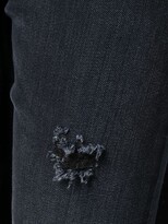 Thumbnail for your product : R 13 Low-Rise Coated Skinny Jeans