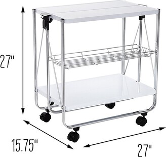 Honey-Can-Do Modern Foldable Kitchen Cart