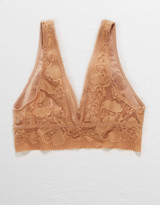 Thumbnail for your product : aerie Paradise Lace Padded Plunge Bralette