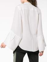 Thumbnail for your product : Adam Lippes buttoned long sleeve silk blouse