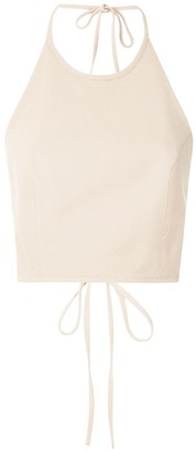 Framed Petit Bubbles cropped top Framed Petit Bubbles cropped top