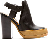 Thumbnail for your product : Chloé Black Leather Platform Sandals