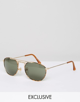 Reclaimed Vintage Aviator Sunglasses