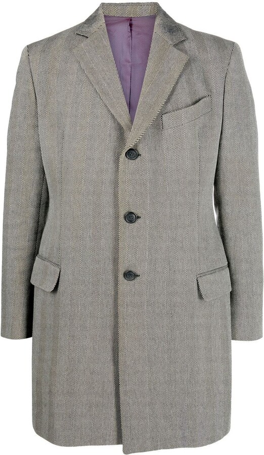 Thigh Length Coat Mens | ShopStyle